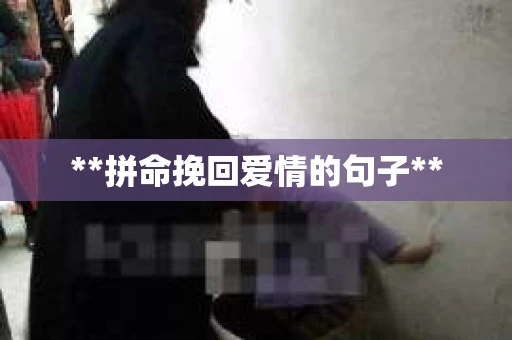 **拼命挽回爱情的句子** **拼命挽回爱情的句子**