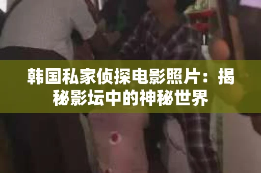 韩国私家侦探电影照片：揭秘影坛中的神秘世界