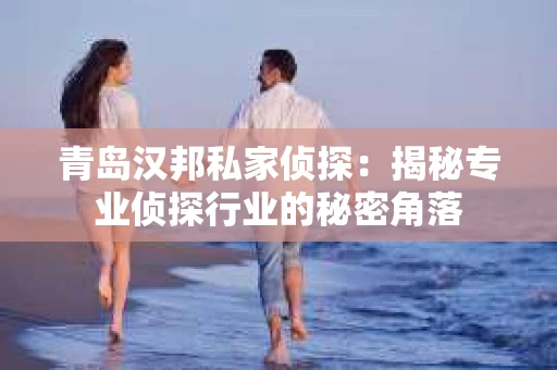 青岛汉邦私家侦探：揭秘专业侦探行业的秘密角落