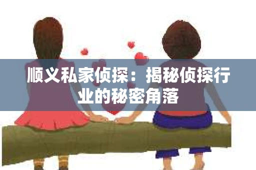 顺义私家侦探：揭秘侦探行业的秘密角落