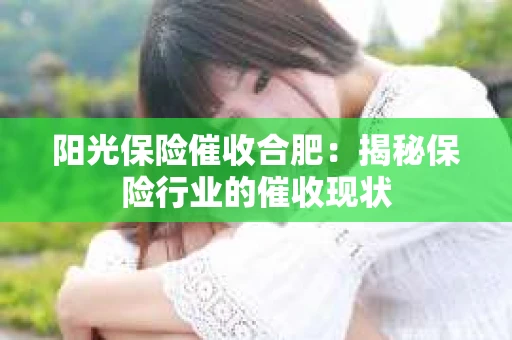 阳光保险催收合肥：揭秘保险行业的催收现状