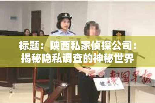 标题：陕西私家侦探公司：揭秘隐私调查的神秘世界