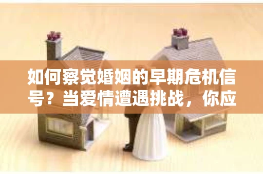 如何察觉婚姻的早期危机信号？当爱情遭遇挑战，你应该怎么办？