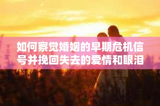 如何察觉婚姻的早期危机信号并挽回失去的爱情和眼泪？