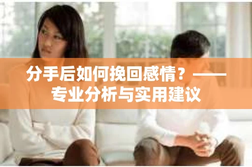 分手后如何挽回感情？——专业分析与实用建议
