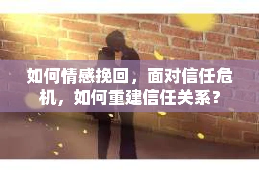 如何情感挽回，面对信任危机，如何重建信任关系？