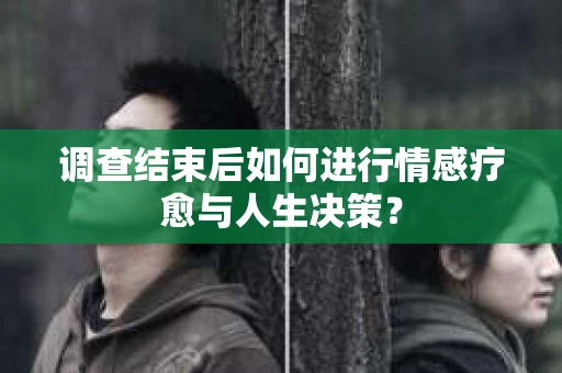 调查结束后如何进行情感疗愈与人生决策？
