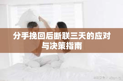 分手挽回后断联三天的应对与决策指南